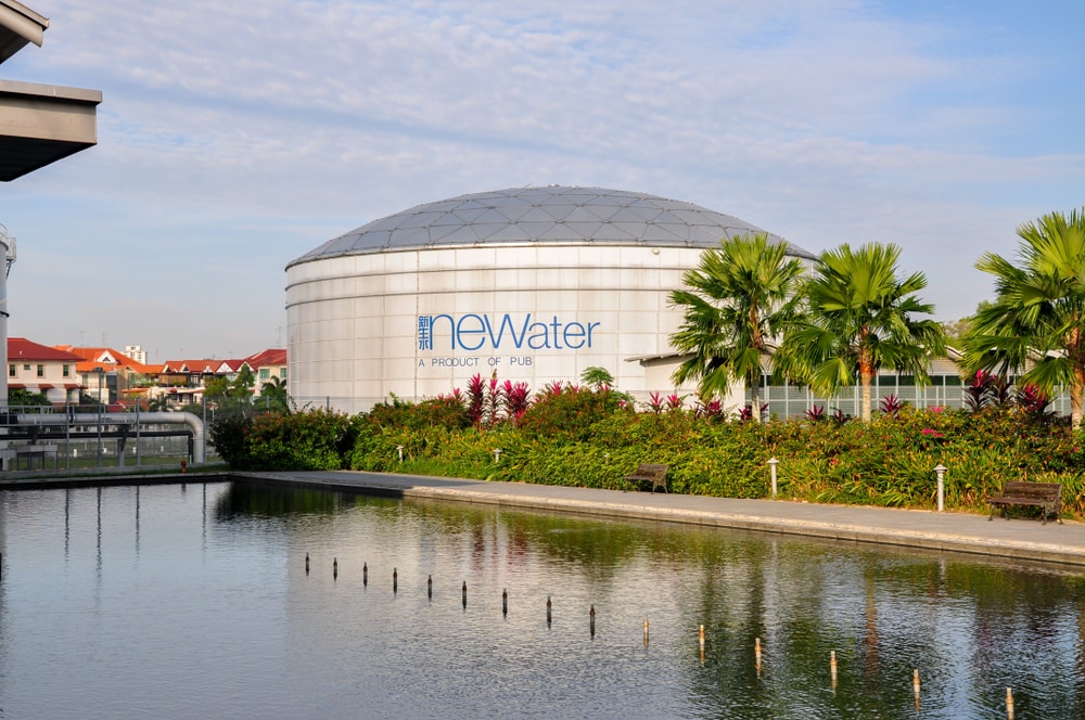 NeWater Treatment Plant in Changi Singapore