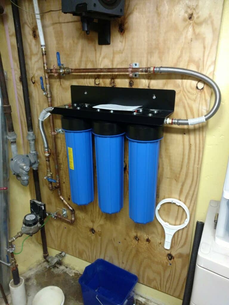 iSpring Whole House Filter Installed