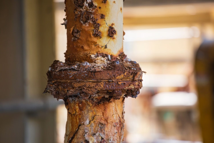 Rusted Iron Pipe