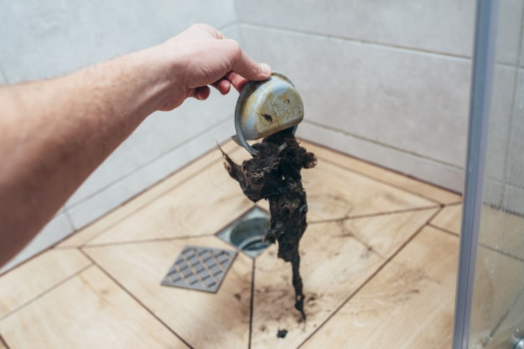 Clogged or poorly maintained drain can cause hydrogen sulfide gas